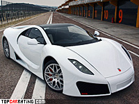 2009 GTA Spano = 350 kph, 780 bhp, 2.9 sec.