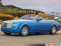 2013 Rolls-Royce Phantom Drophead Coupe Series II = 240 kph, 460 bhp, 5.8 sec.