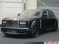 2014 Rolls-Royce Phantom EWB Series II Mansory Conquistador = 280 kph, 551 bhp, 5.2 sec.