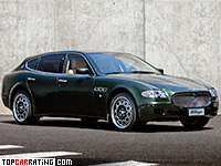 2008 Maserati Quattroporte Bellagio Fastback (M139) = 275 kph, 440 bhp, 5.2 sec.