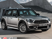 2017 Mini Cooper S E Countryman ALL4 = 198 kph, 224 bhp, 6.8 sec.