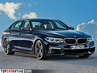 2017 BMW M550i xDrive (F90) = 250 kph, 462 bhp, 4 sec.