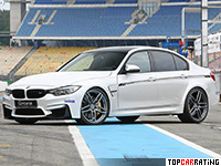 2015 BMW M3 G-Power = 310 kph, 560 bhp, 3.9 sec.