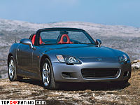 1999 Honda S2000 = 240 kph, 241 bhp, 6.2 sec.