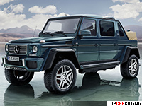 2017 Mercedes-Maybach G 650 Landaulet = 200 kph, 630 bhp, 6 sec.