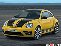 2013 Volkswagen Beetle GSR = 229 kph, 210 bhp, 7.3 sec.