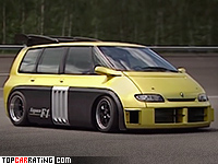 1995 Renault Espace F1 = 312 kph, 800 bhp, 2.8 sec.