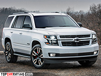 2018 Chevrolet Tahoe RST = 230 kph, 426 bhp, 5.7 sec.