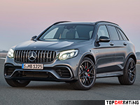 2017 Mercedes-AMG GLC 63 S 4Matic+ (X253) = 250 kph, 510 bhp, 3.8 sec.