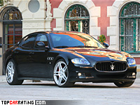 2011 Maserati Quattroporte Novitec Tridente (M139) = 295 kph, 590 bhp, 4.6 sec.