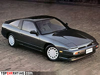1991 Nissan 180SX 2.0 Turbo (S13) = 235 kph, 205 bhp, 7.1 sec.