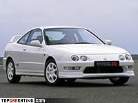 1998 Honda Integra Type-R = 233 kph, 190 bhp, 6.5 sec.