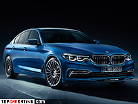 2017 Alpina B5 Bi-Turbo Limousine (G30) = 330 kph, 608 bhp, 3.5 sec.