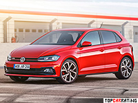 2018 Volkswagen Polo GTI = 237 kph, 200 bhp, 6.7 sec.