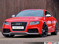 2010 Audi RS5 MTM = 303 kph, 450 bhp, 4.6 sec.