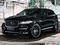 2017 Jaguar F-Pace S Widebody Hamann = 250 kph, 410 bhp, 4.9 sec.