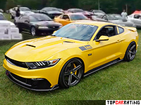 2015 Saleen Mustang S302 Black Label = 320 kph, 740 bhp, 3.7 sec.