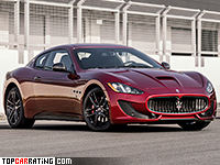 2018 Maserati GranTurismo Sport Special Edition (M145) = 299 kph, 460 bhp, 4.8 sec.