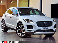 2018 Jaguar E-Pace P300 = 243 kph, 300 bhp, 6.4 sec.