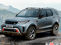 2017 Land Rover Discovery SVX = 250 kph, 525 bhp, 5.3 sec.