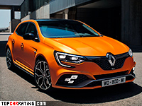 2018 Renault Megane RS = 260 kph, 280 bhp, 5.8 sec.