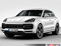 2018 Porsche Cayenne Turbo = 286 kph, 550 bhp, 3.9 sec.