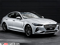 2018 Genesis G70 3.3T = 270 kph, 370 bhp, 4.9 sec.