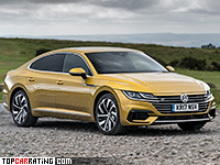 2017 Volkswagen Arteon 2.0 4Motion R-Line = 250 kph, 280 bhp, 5.6 sec.