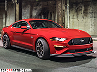 2018 Ford Mustang GT Performance Pack Level 2 = 250 kph, 466 bhp, 4.1 sec.