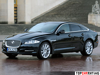 2009 Jaguar XJ Supersport = 250 kph, 510 bhp, 4.9 sec.