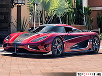 2017 Koenigsegg Agera RS (1MW Upgrade) = 447 kph, 1360 bhp, 2.5 sec.