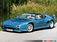 1993 De Tomaso Pantera SI Targa by Pavesi = 259 kph, 305 bhp, 5.5 sec.