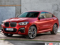 2019 BMW X4 M40d (G02) = 250 kph, 326 bhp, 4.9 sec.