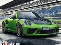 2019 Porsche 911 GT3 RS Weissach (991.2) = 312 kph, 520 bhp, 3.2 sec.