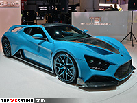 2017 Zenvo TS1 GT = 375 kph, 1180 bhp, 2.8 sec.