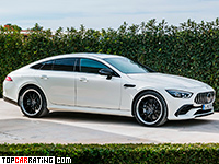 2019 Mercedes-AMG GT 53 4-Door Coupe 4Matic+ (X290) = 285 kph, 435 bhp, 4.5 sec.