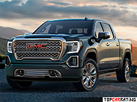 2019 GMC Sierra Denali Crew Cab = 210 kph, 420 bhp, 6.8 sec.