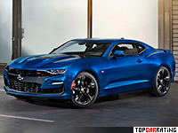 2019 Chevrolet Camaro SS = 250 kph, 461 bhp, 4 sec.