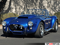 1967 AC Shelby Cobra 427 Super Snake (CSX3015) = 306 kph, 800 bhp, 3.2 sec.