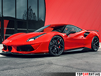 2018 Ferrari 488 GTB Pogea Racing FPlus Corsa = 345 kph, 820 bhp, 2.8 sec.