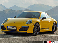 2018 Porsche 911 Carrera T (991.2) = 293 kph, 370 bhp, 4.5 sec.