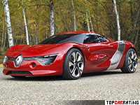 2010 Renault DeZir Concept = 180 kph, 150 bhp, 5 sec.