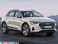 2019 Audi Е-tron 55 quattro = 200 kph, 408 bhp, 5.7 sec.