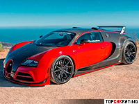 2018 Bugatti Veyron Mansory Vivere RWD Conversion by Royalty Exotic Cars = 408 kph, 1109 bhp, 3 sec.