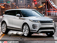 2019 Land Rover Range Rover Evoque P300 HSE R-Dynamic (L551) = 242 kph, 300 bhp, 6.6 sec.