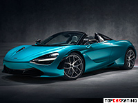 2019 McLaren 720S Spider = 341 kph, 720 bhp, 2.9 sec.