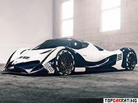 2017 Devel Sixteen Prototype = 400 kph, 1500 bhp, 2.7 sec.