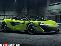 2019 McLaren 600LT Spider = 324 kph, 600 bhp, 2.9 sec.