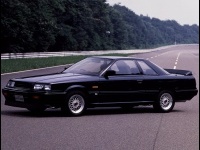 1987 Nissan Skyline GTS-R (KHR31) = 222 kph, 210 bhp, 6.7 sec.