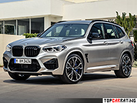 2020 BMW X3 M Competition (F97) = 285 kph, 510 bhp, 4.1 sec.